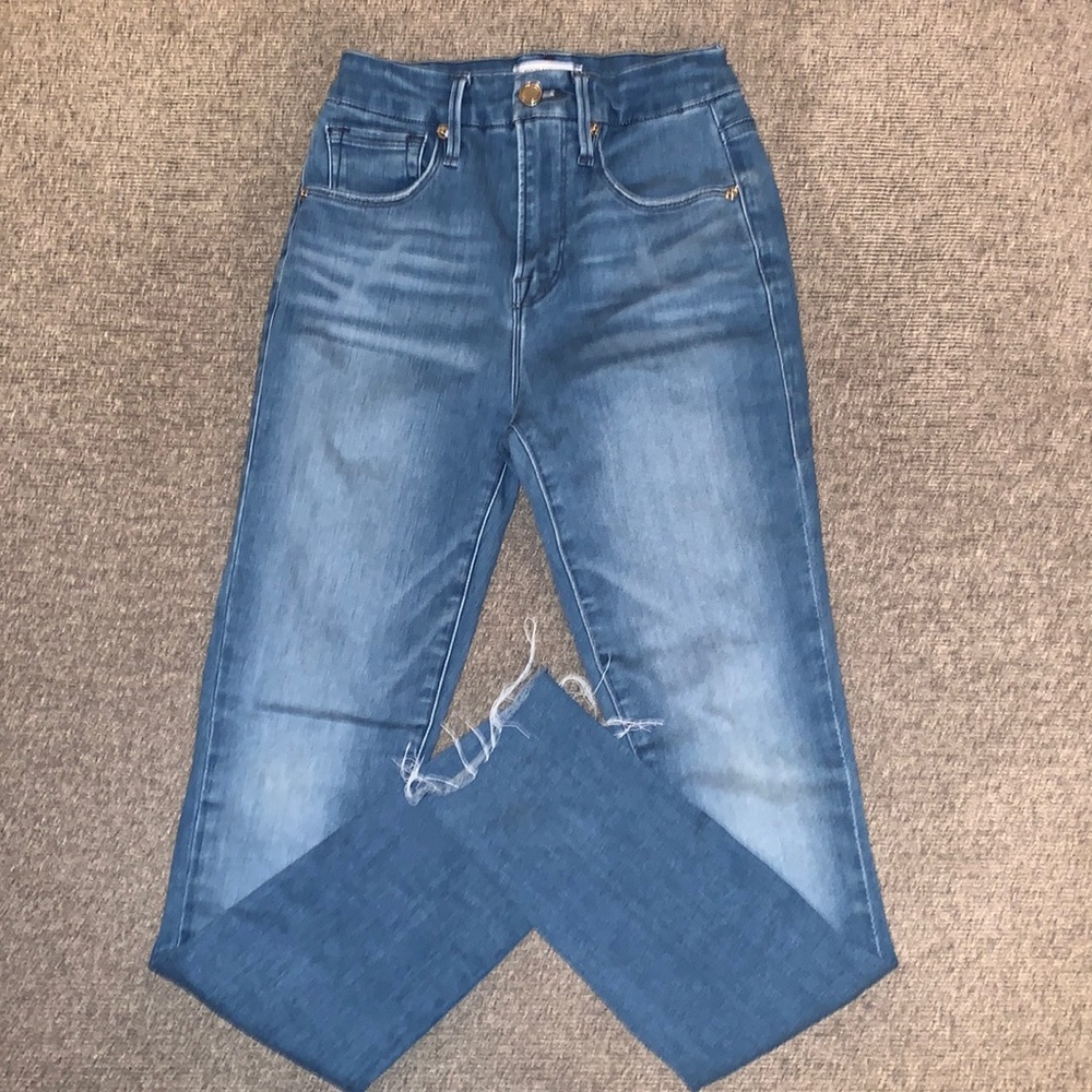 Good American Women's Skinny Jeans - Blue